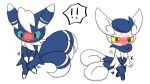  !! 1boy 1girl animal_ears between_legs blue_hair blue_sclera blush embarrassed fang full_body furry green_eyes hand_between_legs hands_together have_to_pee knees_together_feet_apart leg_up meowstic multiple_tails no_humans open_mouth pokemon pokemon_(creature) pokemon_xy red_eyes seiya_mesu sexual_dimorphism simple_background standing standing_on_one_leg sweat tail tears trembling two_tails v_arms white_background white_hair yellow_sclera 