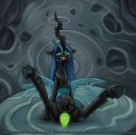  ahegao birth bound butt changeling egg female friendship_is_magic glowing goo looking_pleasured lying my_little_pony navel oviposition pregnant pussy queen_chrysalis_(mlp) smudge_proof teats 