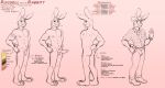  &lt;3 boots buns-n-spurs butt character_name clothed clothing cowboy_boots cowboy_hat dress_shirt english_text erection flaccid footwear fully_clothed hat jeans lagomorph mammal model_sheet nude pants penis profile rabbit russell_rabbitt shirt text 