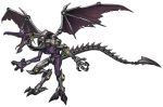  alien claws cybernetics cyborg dragon machine male membranous_wings metroid nintendo official_art proteus_ridley purple_skin ridley saliva sharp_teeth solo space_pirate teeth tongue video_games wings yellow_eyes 