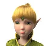  3d animated animated_gif blonde_hair dragon_nest elf green_eyes liya_(dragon_nest) 