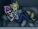  amy_rose anthro big_breasts breast_suck breasts canine female fox hedgehog knownvortex male mammal miles_prower nipples sega sonic_(series) sonic_team tails 