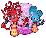  blue_skin cephalopod gaturo hairdresser_octopus_(parappa) male marine octopus parappa_the_rapper red_skin takoyama-san video_games 
