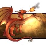  deviant-soulmates dragon feral fire invalid_color invalid_tag male sketch 