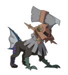  2016 absurd_res alpha_channel armor chimera feral helmet hi_res hybrid ken_sugimori mask nintendo official_art pok&eacute;mon pok&eacute;mon_(species) quadruped simple_background solo transparent_background type_null video_games 