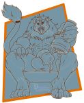  after_masturbation anthro balls cum cum_drip cum_on_penis darius_leodragon dripping feline half-erect humanoid_penis lion low-angle_view male mammal muscular muscular_male nude penetrable_sex_toy penis sex_toy sitting solo tongue tongue_out 
