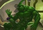  balls big_penis erection goo horny_(disambiguation) invalid_tag kittikary league_of_legends male muscular penis riot_games solo video_games zac_(lol) zaun 