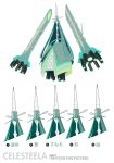  2016 angry celesteela concept_art english_text expression_sheet facial_expressions hi_res japanese_text nintendo official_art pok&eacute;mon pok&eacute;mon_(species) simple_background sleeping solo surprise text ultra_beast video_games white_background 