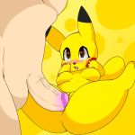  &lt;3 &lt;3_eyes 2018 4_fingers anthro balls black_fur black_nose blush breasts brown_eyes deerrobin drooling duo erection female fur human human_on_anthro imminent_sex interspecies legs_up looking_up male male/female mammal nintendo nipples nude open_mouth penetration penis pikachu pok&eacute;mon pok&eacute;mon_(species) pok&eacute;philia pussy pussy_juice saliva simple_background spread_legs spreading vaginal vaginal_penetration vein video_games yellow_background yellow_fur 