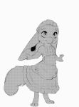  animated avian black_and_white clothing dress female gryphon lift_(disambiguation) maid_uniform mango mangobird monochrome pussy small_(disambiguation) uniform 