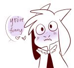 &lt;3 anthro asgore_dreemurr blush boss_monster caprine clothing cute goat horn long_ears mammal mudkipful robe simple_background snout solo undertale video_games young 