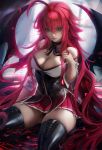  cleavage highschool_dxd pantsu possible_duplicate rias_gremory sakimichan thighhighs wings 