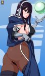  ass breasts erect_nipples fairy_tail gloves kyoffie12 large_breasts pantyhose side_boob ultear_milkovich 