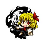  blonde_hair chibi darkness fang full_body red_eyes rumia socha solo touhou transparent_background 