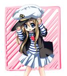  bad_id bad_pixiv_id blonde_hair blue_eyes hat k-on! kotobuki_tsumugi kurou_(quadruple_zero) listen!! long_hair peaked_cap sailor_hat solo younger 