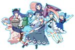  :p \o/ arms_up backpack bad_id bad_pixiv_id bag barefoot bat_wings bloomers blue_eyes blue_hair blush boots bow bracelet brown_eyes cirno color_connection dress food frills frown fruit garigarigari gathers geta hair_bobbles hair_bow hair_color_connection hair_ornament hat hat_ribbon heterochromia highres hinanawi_tenshi hood jewelry kamishirasawa_keine kawashiro_nitori keystone kumoi_ichirin lace long_hair multiple_girls open_mouth outstretched_arms peach petticoat pocket purple_eyes red_eyes remilia_scarlet ribbon scroll short_hair skirt smile socks tatara_kogasa tongue tongue_out touhou twintails umbrella underwear unzan weapon wings 