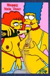  claudia-r marge_simpson maude_flanders tagme the_simpsons 