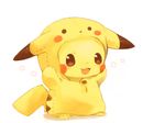  bad_id bad_pixiv_id brown_eyes clothed_pokemon cosplay costume gen_1_pokemon mochi_(empty_p) no_humans open_mouth pikachu pikachu_(cosplay) pokemon pokemon_(creature) smile 