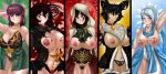  5girls an_ren animal_ears bell blue_eyes blue_hair breastless_clothes breasts breasts_outside cat_ears chains collar curvy functionally_nude gray_eyes jewelry kali_belladonna large_breasts lingerie looking_at_viewer milf monster_girl multiple_girls open_clothes posing purple_eyes pussy raven_branwen red_eyes rooster_teeth roosterteeth rwby see-through summer_rose thick_thighs topless willow_schnee yellow_eyes 