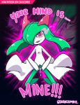  2018 blush cum female kirlia nintendo pok&eacute;mon pok&eacute;mon_(species) pussy skajrzombie smile teasing video_games 