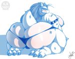  2018 anthro big_butt bowser butt crossgender digital_media_(artwork) female huge_butt koopa looking_at_viewer looking_back mario_bros nintendo scalie slightly_chubby solo thick_thighs video_games zoidberg656art 