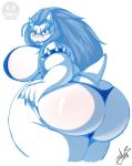  2018 anthro big_breasts big_butt bowser breasts butt crossgender digital_media_(artwork) female huge_butt invalid_tag koopa looking_at_viewer looking_back mario_bros nintendo scalie slightly_chubby solo thick_thighs video_games zoidberg656art 