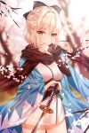  fate/grand_order japanese_clothes junpaku_karen sakura_saber sword 