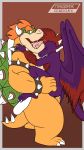  2018 anal bowser brown_background cum cum_inside dragon erection gendomx hair koopa male male/male mario_bros nintendo nude orange_hair penetration penis scalie sex simple_background video_games 