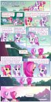  2018 absurd_res amber_eyes apple_bloom_(mlp) bag bobdude0 cloud comic dialogue duo earth_pony english_text equine eyelashes female feral food freckles friendship_is_magic glowing green_eyes hair hi_res horn horse levitation magic mammal mountain multicolored_hair my_little_pony outside pony red_hair sandwich_(food) sky sweetie_belle_(mlp) telekinesis text tree two_tone_hair unicorn wagon young 