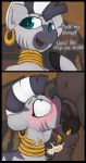  equine female forced forced_oral friendship_is_magic horse male male/female mammal marsminer my_little_pony oral pony sex until_the_choker_breaks zebra zecora_(mlp) 