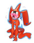  anthro barely_visible_genitalia blush elpatrixf eyes_closed female flat_chested full_body horn nintendo nipples not_furry nude open_mouth pok&eacute;mon pok&eacute;mon_(species) pussy rotom rotomdex simple_background sitting solo subtle_pussy tongue tongue_out uncensored video_games white_background 