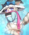  1girl artist_request blue_eyes cat cat_busters furry hat solo 