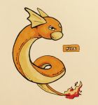  2017 alternate_color ambiguous_gender angry black_eyes countershade_torso countershading dragon dratini ear_fins english_text fak&eacute;mon feral fin fire firefightdex flaming_tail forehead_gem full-length_portrait gem hatching_(technique) hi_res looking_away marker_(artwork) mfanjul mixed_media multicolored_skin muzzle_(marking) nintendo nude orange_skin pen_(artwork) pok&eacute;mon pok&eacute;mon_(species) portrait scalie serpentine shadow side_view simple_background solo suspended_in_midair tan_skin text toony traditional_media_(artwork) two_tone_skin video_games white_background 