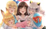  a.i._channel aru_gunsou dennou_shoujo_youtuber_shiro group hug kaguya_luna kaguya_luna_(character) kemomimi_vr_channel kizuna_a.i. mirai_akari mirai_akari_project nekomasu_(kemomimi_vr_channel) shiro_(dennou_shoujo_youtuber_shiro) 