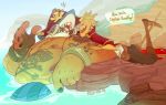  junkrat_(overwatch) roadhog_(overwatch) tagme 