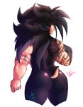  black_fur body_marks butt fur glowing hair hedgehog invalid_tag leilani-boy long_hair long_spikes male mammal muscular nude shiny short_tail solo tattoo thick_butt wide_hips 