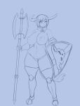  animal_humanoid animated axe big_breasts bovine breasts clothed clothing female humanoid jessica_elwood loop mammal melee_weapon solo topless unfinished weapon 
