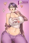  absurdres bayonetta bayonetta_(character) bayonetta_2 breasts earrings glasses highres huge_breasts jewelry looking_at_viewer mole nauthleroy nintendo pun short_hair super_smash_bros. 