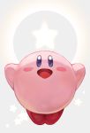  blush_stickers kirby kirby_(series) lack no_humans open_mouth outstretched_arms solo star 