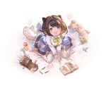  :d bangs blue_skirt blush book bow bowtie breasts brown_eyes brown_hair child_drawing collared_shirt colored_pencil djeeta_(granblue_fantasy) draph drawing eyebrows_visible_through_hair flower frilled_skirt frills gran_(granblue_fantasy) granblue_fantasy green_bow green_neckwear hair_bobbles hair_ornament hairband horns large_breasts long_sleeves looking_at_viewer lyria_(granblue_fantasy) minaba_hideo no_shoes official_art open_mouth oppai_loli pencil pouch shirt short_hair sitting skirt smile solo stuffed_animal stuffed_toy swept_bangs teddy_bear thighhighs transparent_background v_arms vee_(granblue_fantasy) wariza white_legwear white_shirt yaia_(granblue_fantasy) zettai_ryouiki 