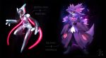  alternate_species ambiguous_gender anthro anthrofied biped canine cat-meff delphox deoxys deoxys_(speed_form) duo fusion ghost humanoid legendary_pok&eacute;mon mammal mismagius nintendo pok&eacute;mon pok&eacute;mon_(species) pseudo_clothing registeel spirit syntheticimagination video_games wand 