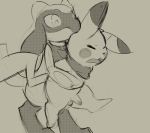 2018 anal anal_penetration animated anthro anthro_on_anthro canine dacad duo handkerchief holding_(disambiguation) male male/male mammal midair monochrome nintendo nude penetration penis pikachu pok&eacute;mon pok&eacute;mon_(species) questionable_consent riolu rodent sex simple_background sketch suspended_in_midair video_games 