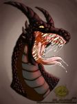  dragon drex_the_wyvern forked_tongue horn mouth_shot mr-murder-333 open_maw saliva scalie sharp_teeth simple_background solo teeth tongue wyvern 