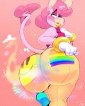  2018 absurd_res anthro big_butt boon_(vimhomeless) bracelet butt clothing equine eyelashes eyeshadow fart fart_fetish female footwear gloves hi_res high_heels horn huge_butt jeans jewelry lipstick looking_pleasured makeup mammal pants shoes solo thick_thighs unicorn vimhomeless voluptuous wide_hips 