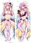  :p angel_wings armpits arms_behind_head bed_sheet blush book breasts bridal_gauntlets commentary_request crop_top cross dakimakura feathered_wings gloves gradient_hair halo jibril_(no_game_no_life) large_breasts long_hair low_wings lying magic_circle menggongfang midriff mismatched_legwear multicolored multicolored_eyes multicolored_hair multiple_views naughty_face navel no_game_no_life on_back orange_eyes parted_lips pink_hair sideboob symbol-shaped_pupils tattoo tongue tongue_out very_long_hair white_wings wing_ears wings yellow_eyes 