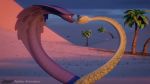  &lt;3 ajar_(sahara) cobra desert eva_(sahara) female love male palm_tree reptile rubber_(artist) sahara_(movie) scalie snake tree 