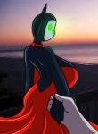  2018 big_breasts breasts bust_(disambiguation) date fan_character female huge_breasts machine matar not_furry robot samurai_jack solo_focus standing sunset vrabo 