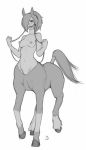  animal_humanoid breasts centaur equine equine_humanoid equine_taur female freckles hooves horse horse_tail humanoid mammal nipples nude reins source_request taur unknown_artist 
