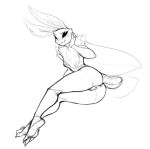 2018 :3 antennae anthro anus arthropod black_sclera blush bug_quest feet female fur guoh hand_on_face insect insect_wings lying moth neck_tuft nude on_side presenting pussy simple_background smile solo_focus tuft wide_hips wings 