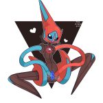  &lt;3 alien blue_skin clitoris deoxys eggshoppe female legendary_pok&eacute;mon nintendo pok&eacute;mon pok&eacute;mon_(species) presenting presenting_pussy pussy red_skin solo spread_legs spread_pussy spreading tentacles video_games 